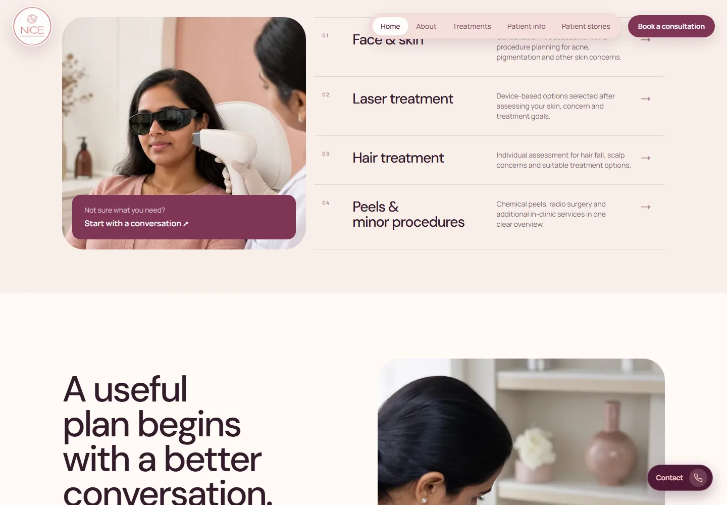 NICE Complete Skincare Solutions — Treatment information and patient guidance
