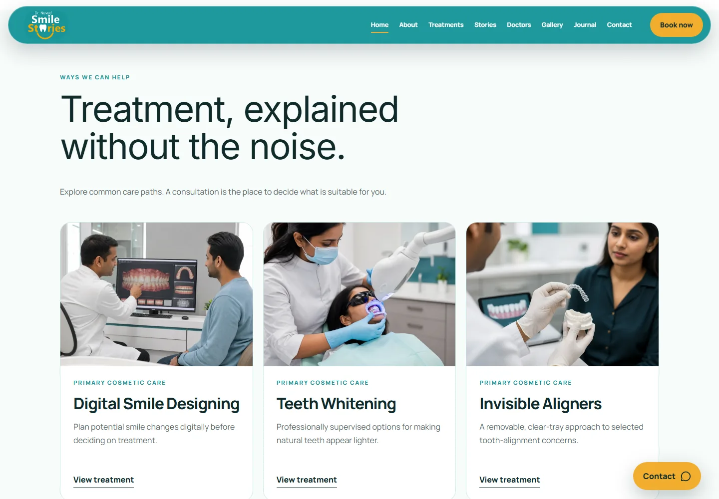 Smile Stories — Treatments and patient information